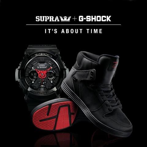 Casio NZ releases G-SHOCK x SUPRA 'It's About Time' collaboration